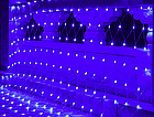Світлодіодна гірлянда сітка 2х2м, 320 LED синя, фото 6