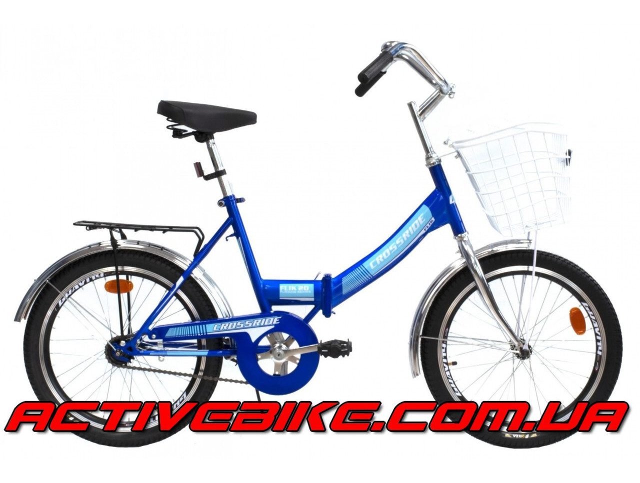 Складаний велосипед CROSSRIDE FLIK 20" з кошиком