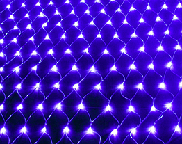 Світлодіодна гірлянда сітка 2х2м, 320 LED синя