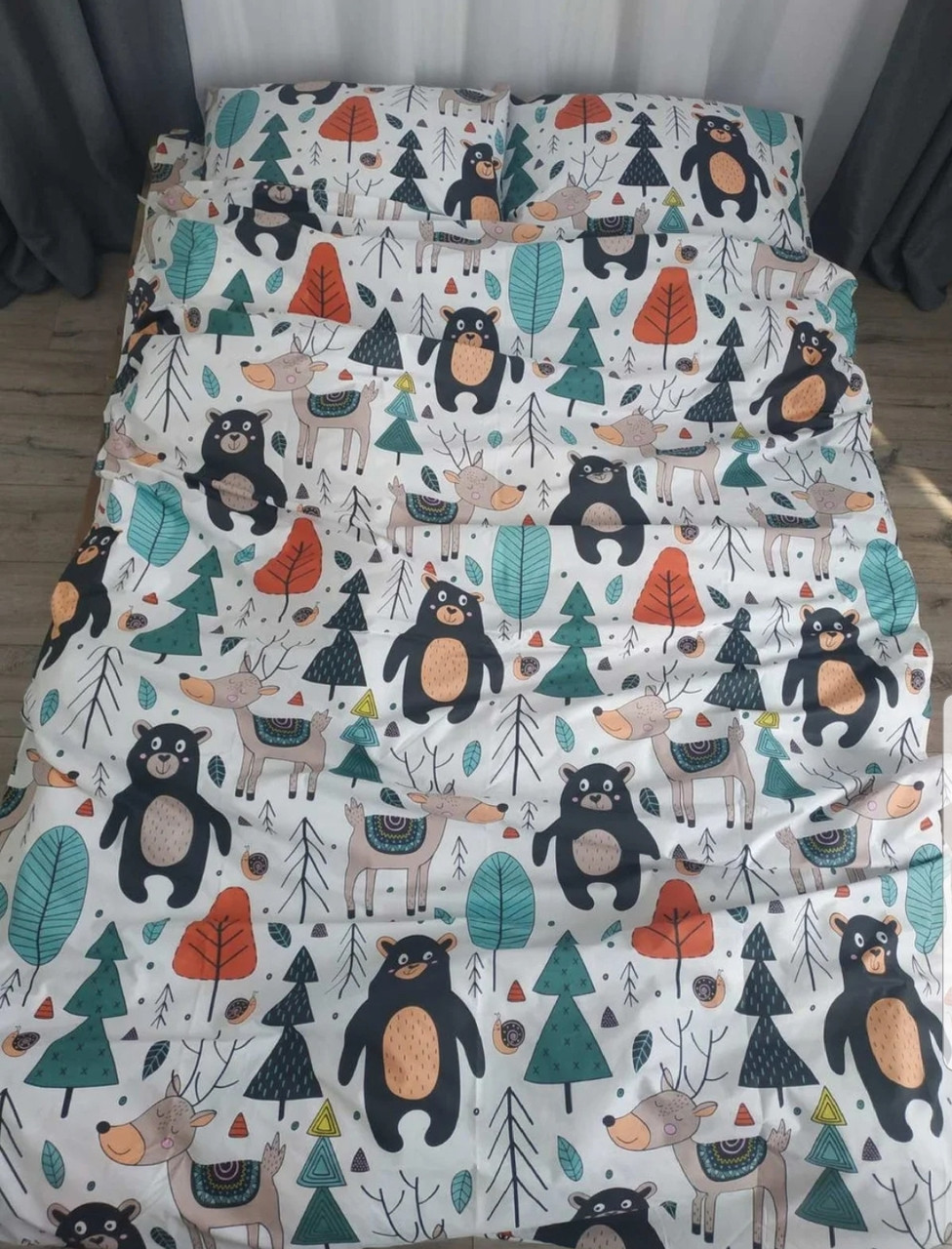 Комплект постільної білизни р. Сімейне Бязь Gold