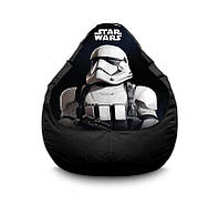 Кресло мешок iPuff "Star Wars. Stormtroopers" Оксфорд XL (80x110 см) Черный