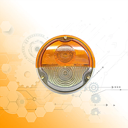 Ліхтар передній ЗІЛ-130; УАЗ / ПФ -130А (помаранчевий+прозорий розсіювач).