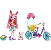 Енчантималс: кролик Брі на велосипеді — Enchantimals Pedal Pals Bree Bunny Doll & Bicycle
