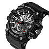 Годинник чоловічий протиударний водонепроникний Sanda 759 All Black, фото 3