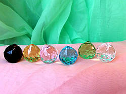 Кристал (12 шт.) підвісний 2 см 6 різновидів