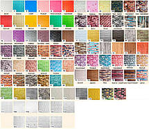 3Д панель під цеглу самоклеюча 70*77*0,3 см шпалери 3D самоклейка рожевий, фото 4