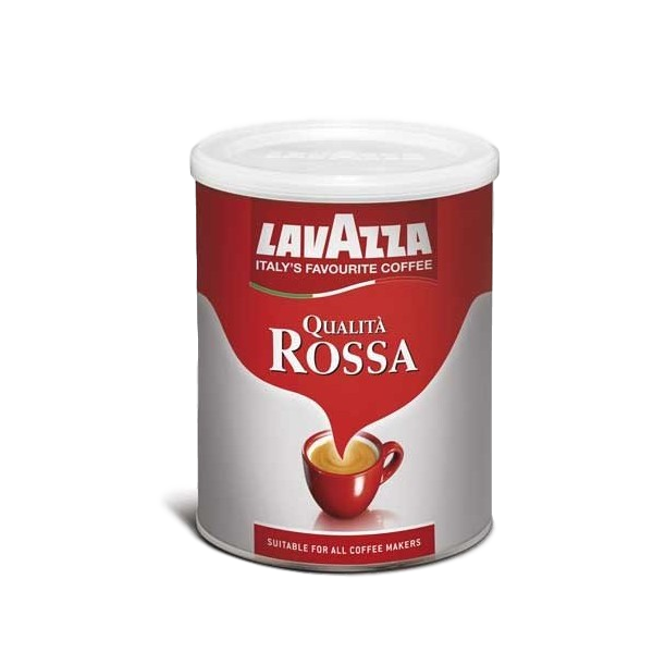 Кава мелена Lavazza Qualita Rossa 250 грамів, ж/б