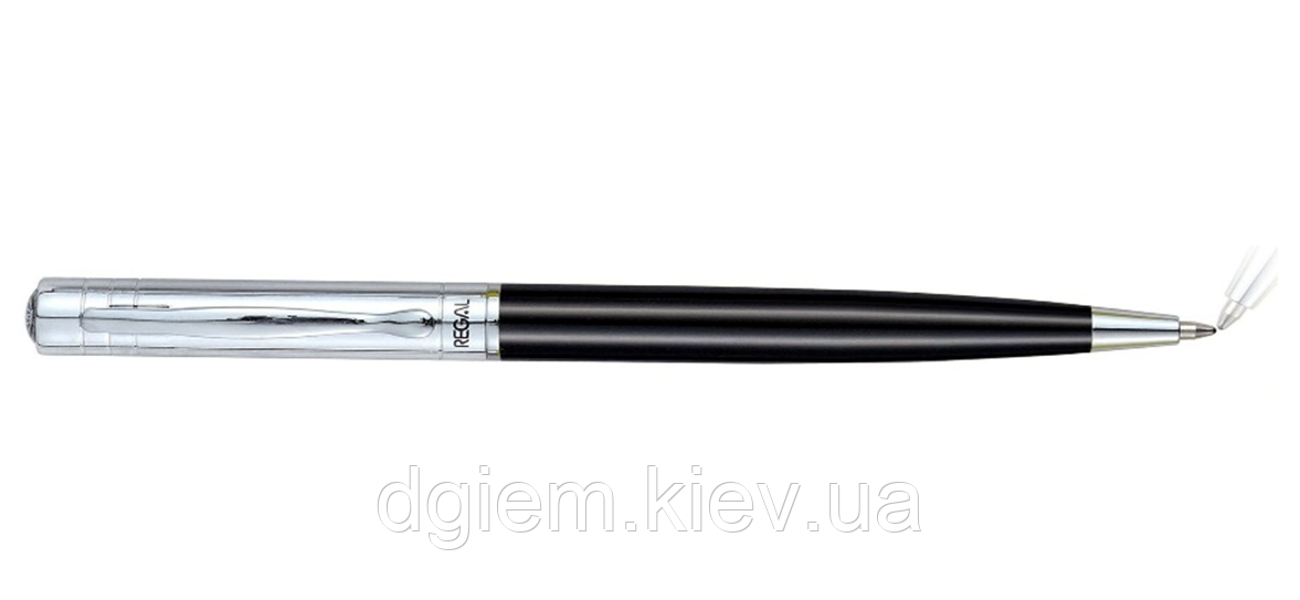Ручка кулькова Regal чорна металік у футлярі PB10