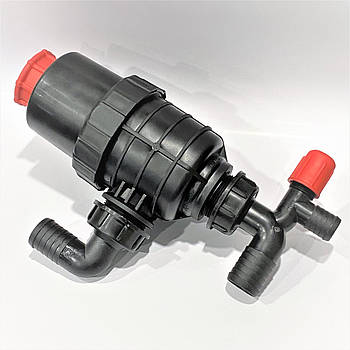 Фільтр обприскувача всмоктуючий малий з запірним клапаном (коліно 32 мм) Agroplast AP16FSM_32 |224200|