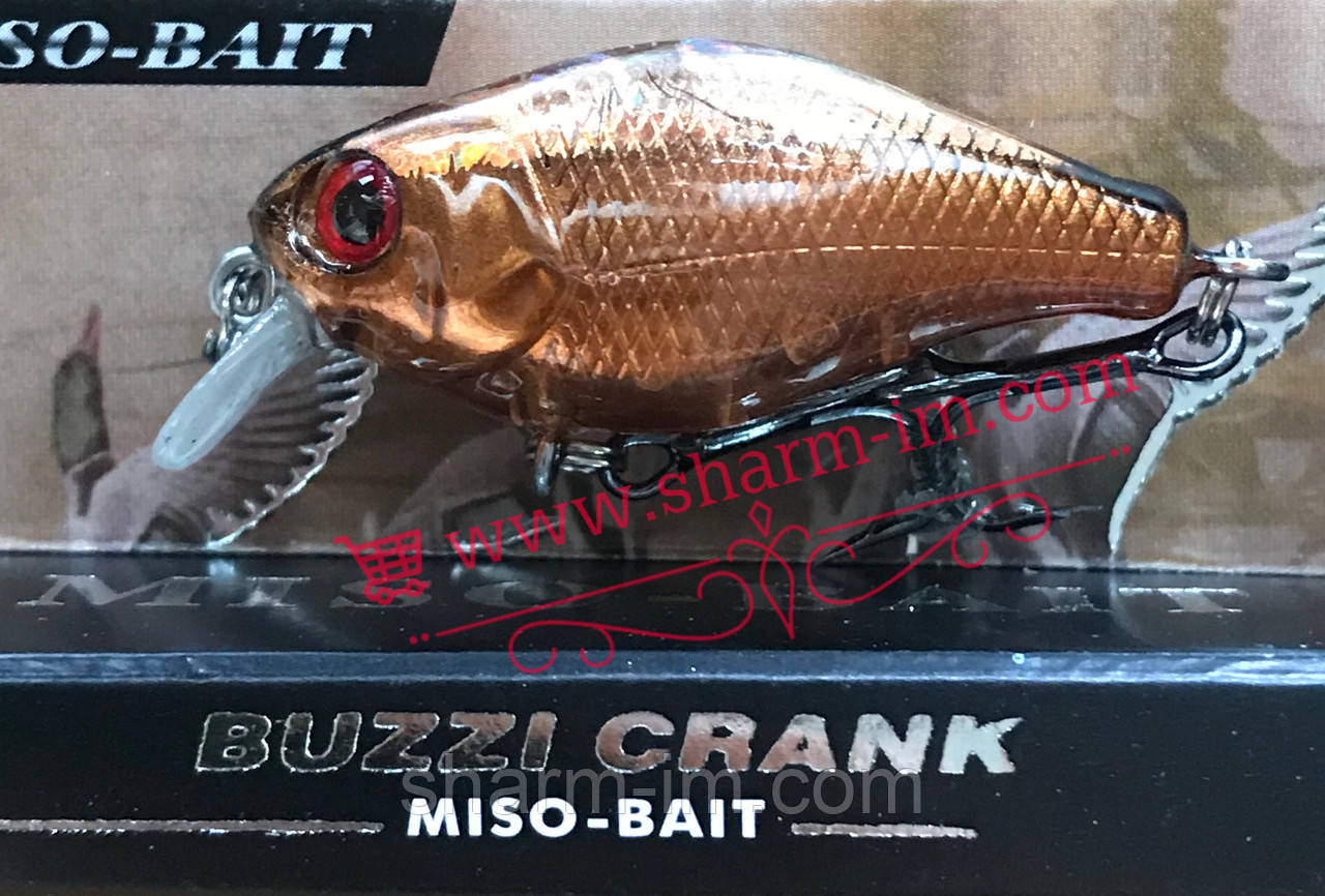 Воблер Miso-Bait Buzzi Crank 38 мм (Floating) (col. 008R) 4.1 г