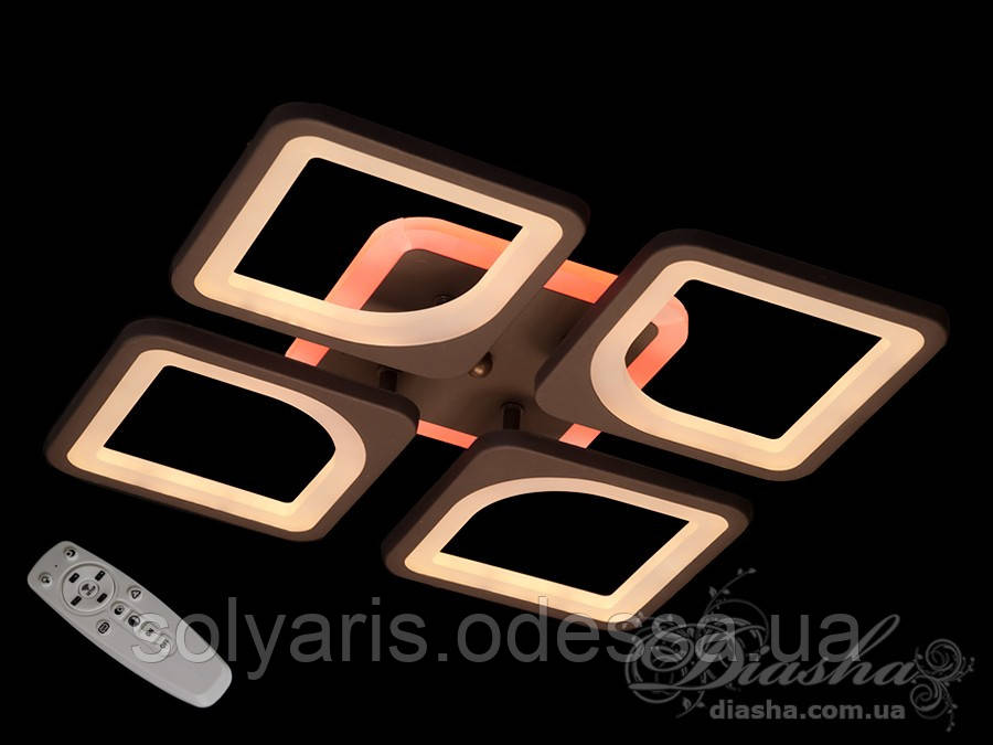 Стельова LED-люстра з димером, 85W S8060/4 LED 3color dimmer: