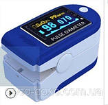 Пульсоксиметр Fingertip Pulse Oximeter LK87| ОРИГІНАЛ. Пульсоксиметр на палець. Заводське кчество, фото 3
