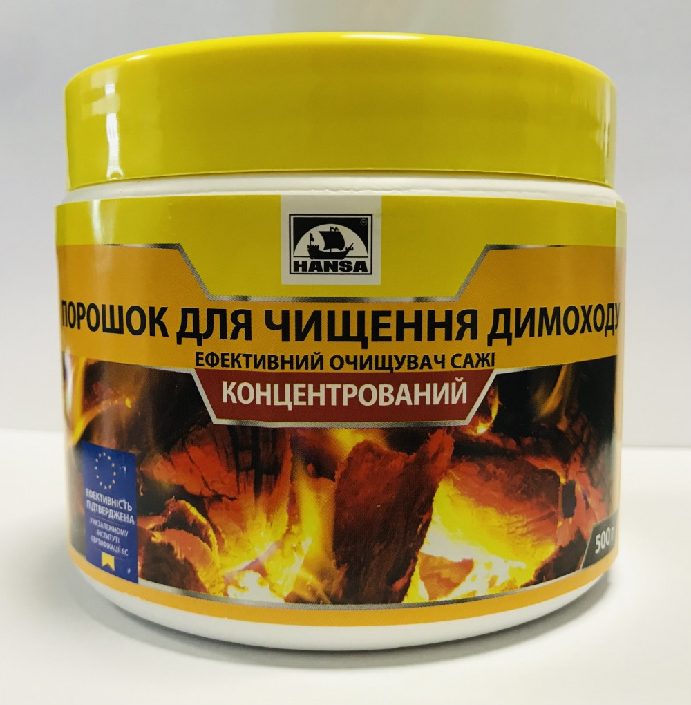 Каталізатор сажі для чищення димоходу Hansa 0.5 кг, фото 1
