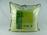 Подушка 68х68 мікрофібра зелена "Бамбук", фото 3