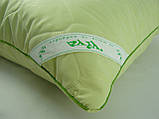 Подушка 68х68 мікрофібра зелена "Бамбук", фото 2