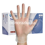 Одноразові вінілові рукавички