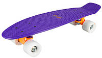 Скейтборд (penny board) CANDY BOARD Area Purple/Orange