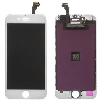 Модуль Iphone 6 (дисплей + сенсор) з рамкою білий