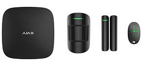 Стартовий набір системи безпеки Ajax Systems StarterKit Plus чорний (Україна)