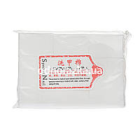 Безворсові серветки щільні 6х4 см, білі