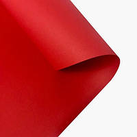 Цветная крафт бумага в рулоне 80 г/м2, 84 см, красный мак