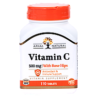Витамин С з шиповником APNAS NATURAL 500 мг №110 таблеток