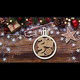 Заготовка для творчості. Розмальовка з дерева. Новорічні фігури. Асорті, фото 6