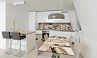 Наклейка 3Д виниловая на стол Zatarga «Шкатулка» 600х1200 мм для домов, квартир, столов, кофейн, кафе