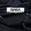 Худі осінь-зима т синій NASA з патчем Т-2 DBLU S(Р) 20-586-203, фото 4