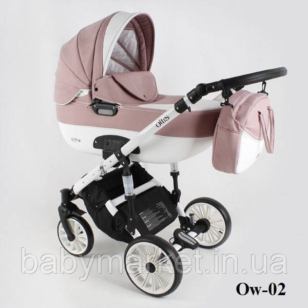 Коляска 3в1 ADBOR OTTIS WHITE Ow-02, фото 1