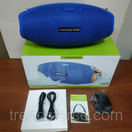 Портативна колонка Hopestar H25 Синя 184096, фото 2