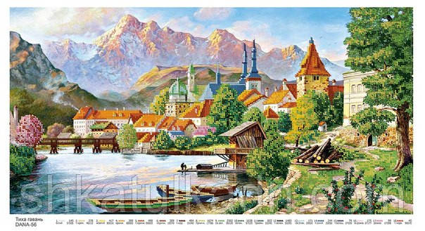 Схема для вишивання бісером Тиха гавань
