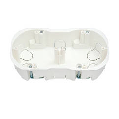 Коробка встановлювала пласт. Bylectrica КМ-219 подвійна для г.к. з мет. упорами