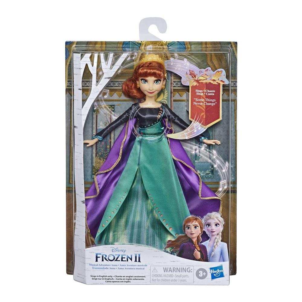 Лялька Frozen 2 Музичну подорож Анни зі звуковим ефектом 35 см Hasbro E9717/E8881