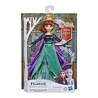 Лялька Frozen 2 Музичну подорож Анни зі звуковим ефектом 35 см Hasbro E9717/E8881