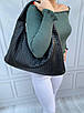 Жіноча шкіряна сумка в стилі Bottega Veneta, фото 7