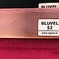 Рожева велюрова тумба Signal Monako Velvet з двома ящиками з золотими ніжками, фото 5