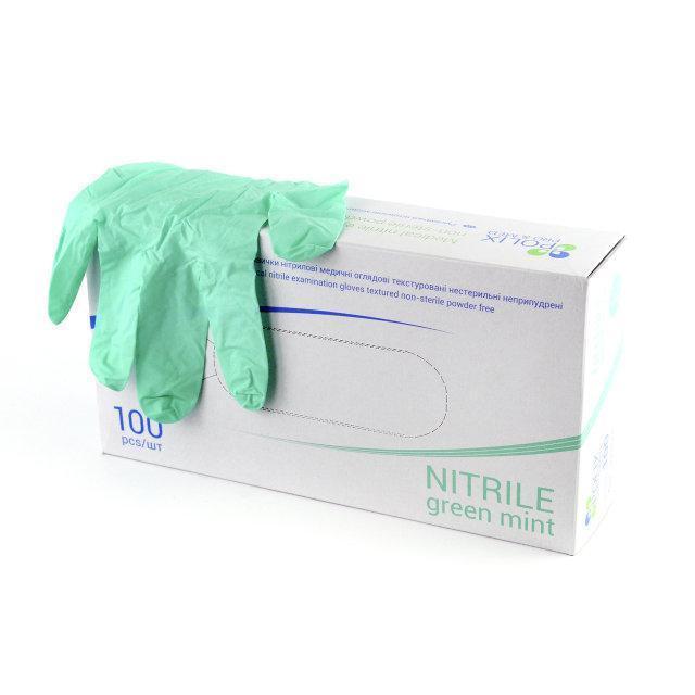 Перчатки Polix PRO&MED Green Mint S (буз пудры)