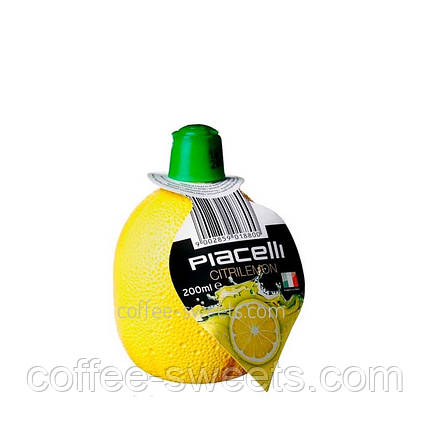 Лимонний концентрат Piacelli 200ml, фото 2