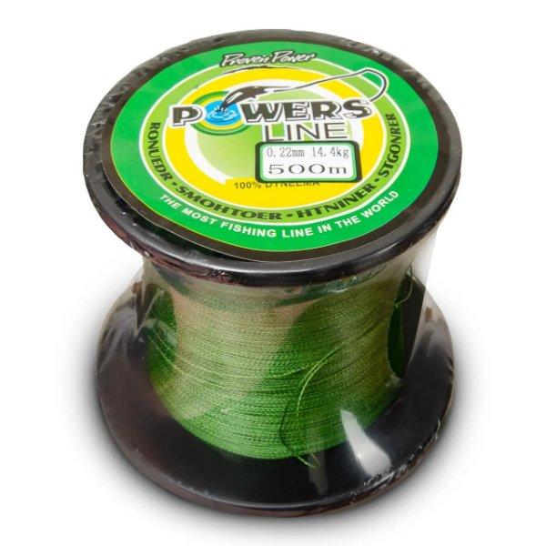 Шнур плетений Powers Line 500м 0,12 мм
