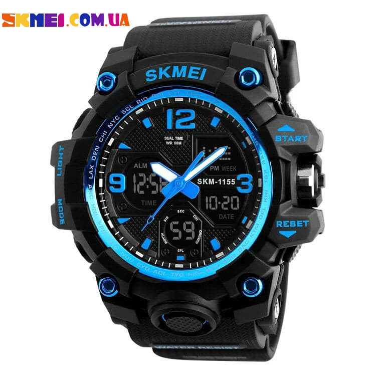 Чоловічі годинники Skmei 1155b (Blue)