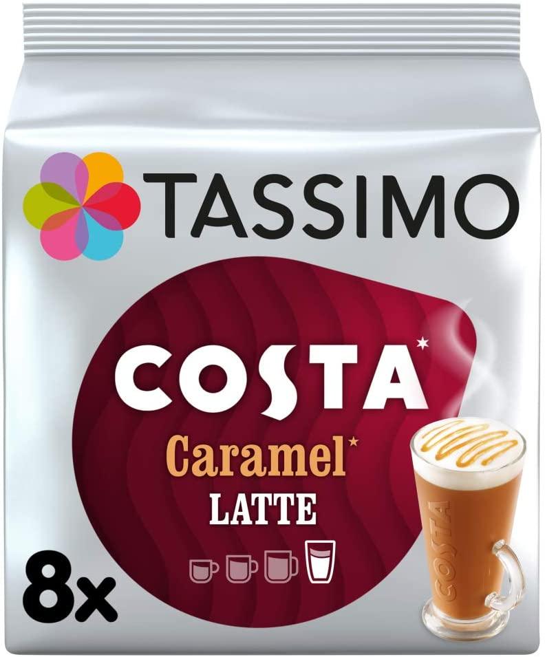 Кава в капсулах Тассімо - Tassimo COSTA Latte CARAMEL (8 порцій)