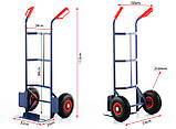 Тележка складная возик 200кг Візок вантажний 2 колеса Транспортная тележка Коляска Каляска Тележка складная, фото 2