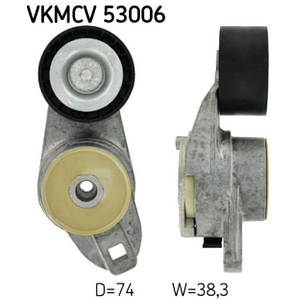 Натяжитель ремня Вольво FH/FM, Renault Magnum DXI13 ( D=74, W=38,3 ) ( SKF ) VKMCV 53006