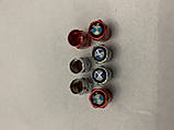 Металеві ковпачки для клапанів колісних шин для Bmw червоні, фото 5