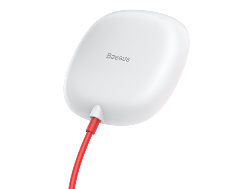 Бездротове зарядний пристрій QI BASEUS Suction Cup WXXP-01, білий