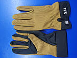Тактичні рукавички повнопалі 5.11 Coyote (511-glcoy-m), фото 2
