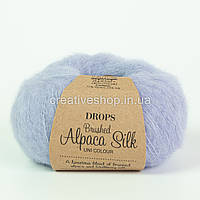Пряжа Drops Brushed Alpaca Silk (колір 17 light lavender)