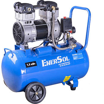 Електричний компресор поршневий EnerSol ES-AC240-50-2OF, потужність 1,5 кВт, 240 л / хв., тиск 8 бар,