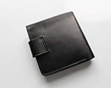 Чоловічий гаманець з натуральної шкіри "Rispetto" чорний, фото 4